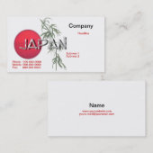 Japan Business Card Visitenkarte (Vorne/Hinten)