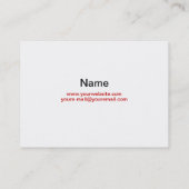 Japan Business Card Visitenkarte (Rückseite)