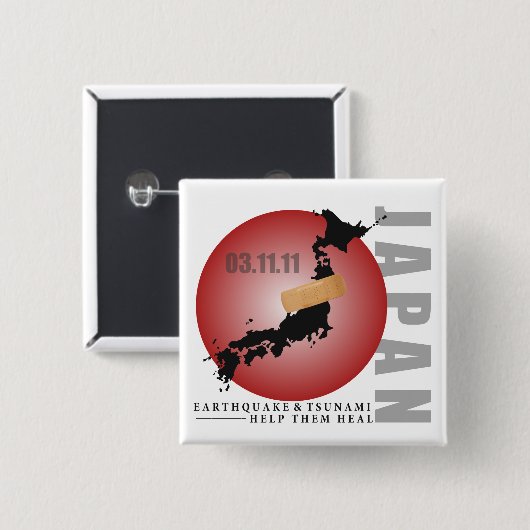 JAPAN BUTTON (Vorne & Hinten)