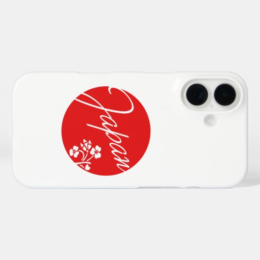 Japan Case-Mate iPhone Hülle (Rückseite (Horizontal))