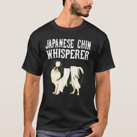 Japan-Chin-Flüsterer-Hund T-Shirt (Vorderseite)