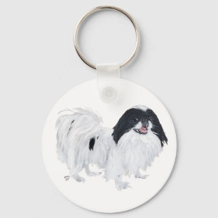 Japan-Chin-Hund Schlüsselanhänger