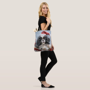 Japan-Chin-Hund Weihnachtsfest Tasche