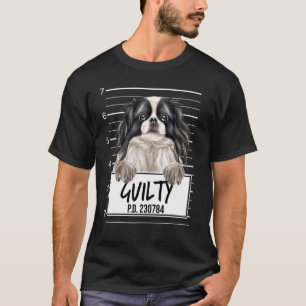 Japan-Chin-Mugshot-Schuldig-Hund T-Shirt