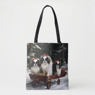 Japan-Chin-Schneeschlitten-Weihnachtsdekoration Tasche
