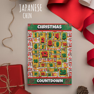 Japan-Chin-Weihnachts-Adventskalender Feiertagskarte