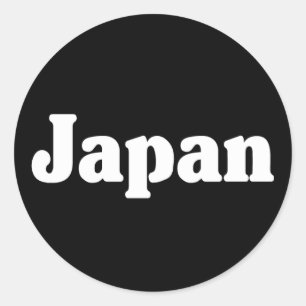 Japan Classic Style Runder Aufkleber