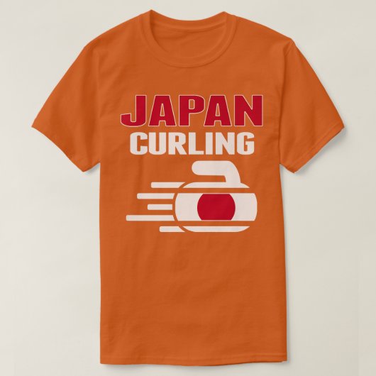 Japan Curling Team Fans Jersey Japanischer Winter  T-Shirt (Design vorne)