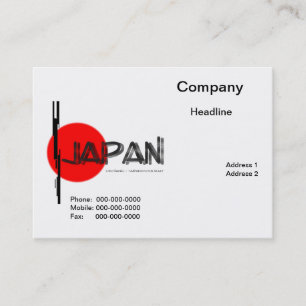 Japan Desaster Relief Business Card Visitenkarte