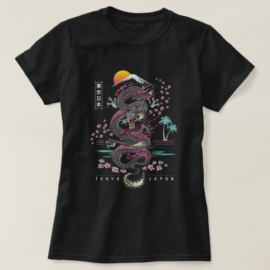 Japan-Drache-T - Shirt (Design vorne)
