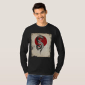Japan dragon artwork Japanese Retro T-Shirt (Vorne ganz)