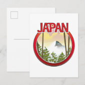 Japan Einladungspostkarte (Vorne/Hinten)