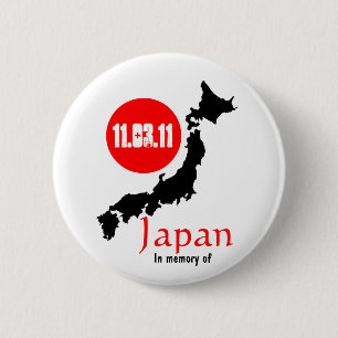Japan-Entlastungs-Tsunamierdbeben Sendai Button