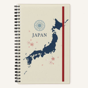 Japan-Erbe & Sakura-Archiv-Fotojournal Notizblock