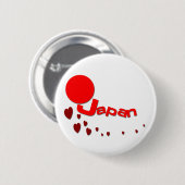 Japan-Erdbeben Button (Vorne & Hinten)