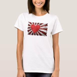 Japan-Erdbebentsunami-Desaster-Entlastungs-Frauen T-Shirt
