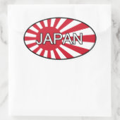 Japan Euro-Aufkleber Ovaler Aufkleber (Tasche)