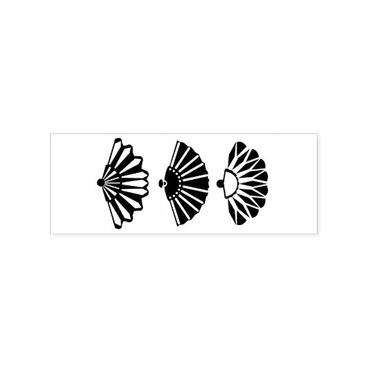 Japan Fans Thunder_Cove Gummistempel (Prägung)