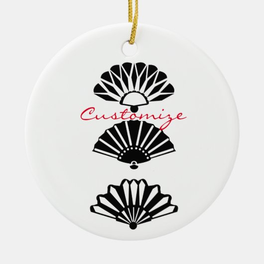 Japan Fans Thunder_Cove Keramik Ornament (Vorne)