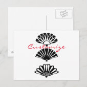 Japan Fans Thunder_Cove Postkarte (Vorne/Hinten)