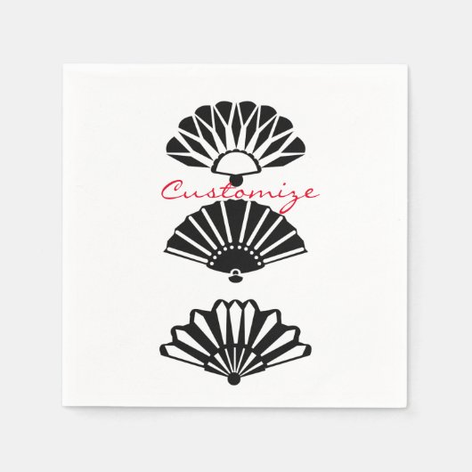 Japan Fans Thunder_Cove Serviette (Vorderseite)