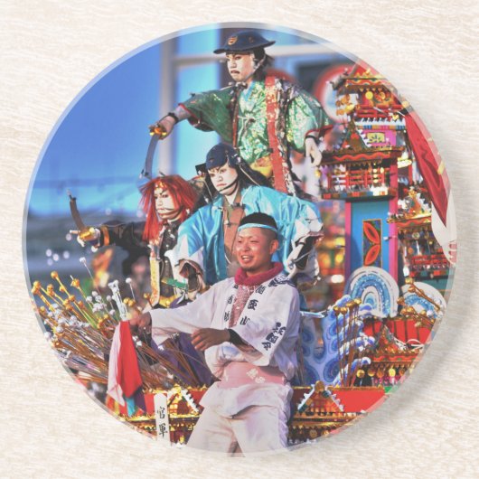 Japan Festival Tradition Getränkeuntersetzer (Vorne)