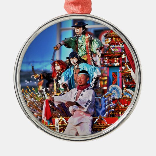Japan Festival Tradition Ornament Aus Metall (Vorne)