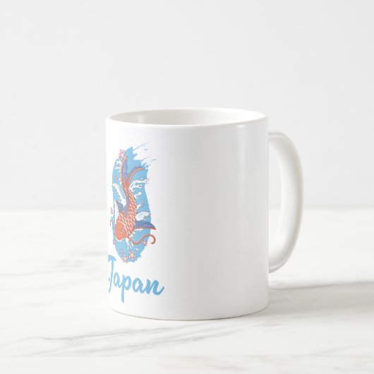 Japan Fischereilogo Kaffeetasse (VorderseiteRechts)