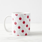 JAPAN FLAG Anpassbare Schrift BLESSED Kaffeetasse (Links)