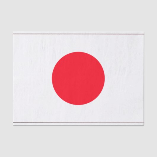 Japan Flag Geschenkpapier Seidenpapier (Vorderseite)