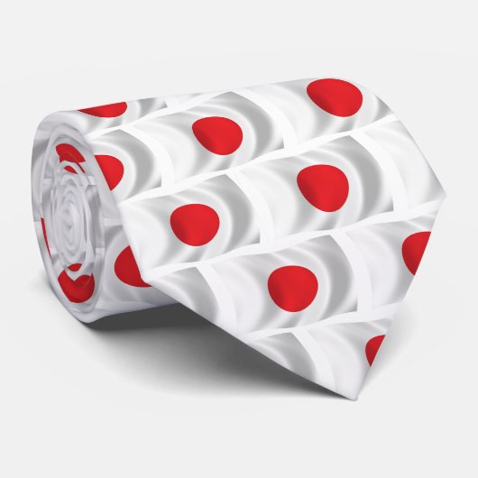 Japan-Flag-Krawatte Krawatte (Gerollt)
