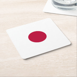 Japan Flag: Land of Rising Sun, Hinomaru, Nisshōki Rechteckiger Pappuntersetzer