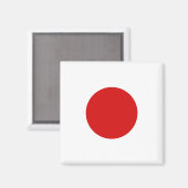 Japan Flag Magnet (Vorderseite/Rückseite)