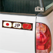 Japan Flag Map Code Autoaufkleber (Auf Lkw)