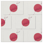 JAPAN Flag Map Kontur Stoff (Nahaufnahme)