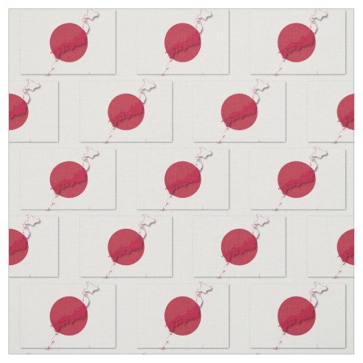 JAPAN Flag Map Kontur Stoff (Muster)