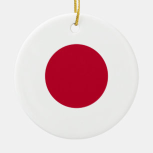 Japan Flag-Ornament Keramikornament