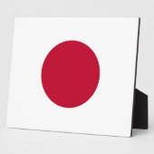Japan Flag Plaque Fotoplatte (Seite)