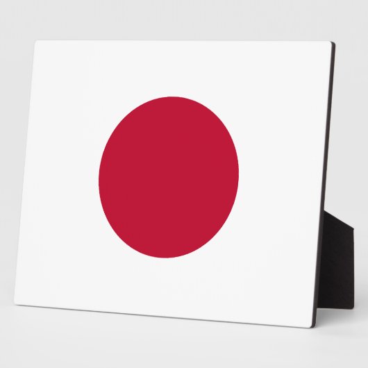 Japan Flag Plaque Fotoplatte (Seite)