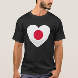 Japan Flag Pocket Herz T-Shirt