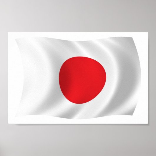 Japan Flag Poster Print (Vorne)