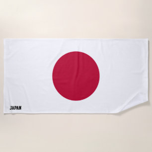 Japan Flag Splendid Patriotic Strandtuch
