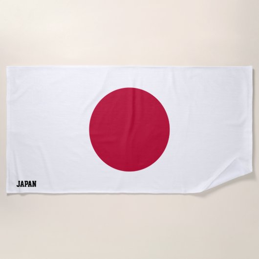 Japan Flag Splendid Patriotic Strandtuch (Vorderseite)