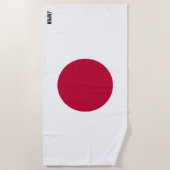 Japan Flag Splendid Patriotic Strandtuch (Vorderseite)