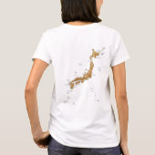 Japan Flag x Map T - Shirts (Rückseite)