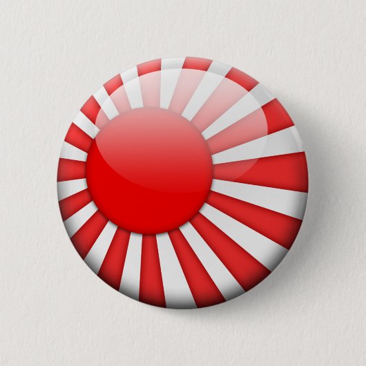 Japan-Flagge 2,0 Button (Vorderseite)