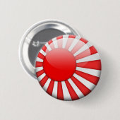 Japan-Flagge 2,0 Button (Vorne & Hinten)