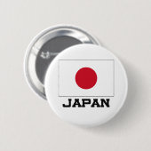 Japan-Flagge Button (Vorne & Hinten)