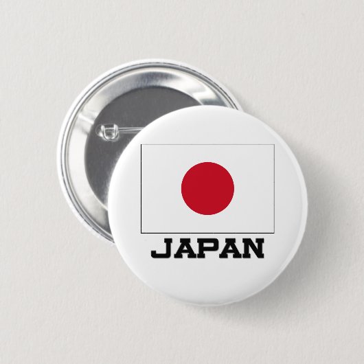 Japan-Flagge Button (Vorne & Hinten)