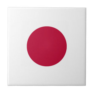 Japan-Flagge Fliese